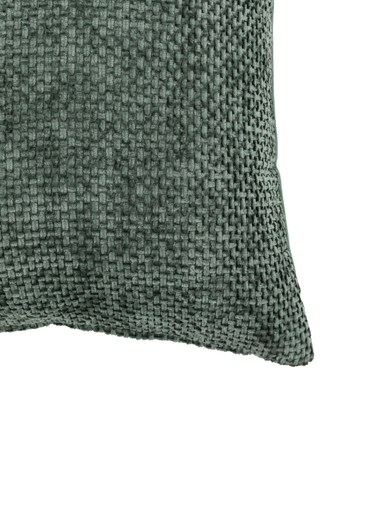 Gallery Home green basketweave chenille cushions - British product