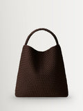 NAGHEDI Chocolate Large Nomad Hobo Bag