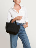 NAGHEDI Black Small ST Barths Tote Bag