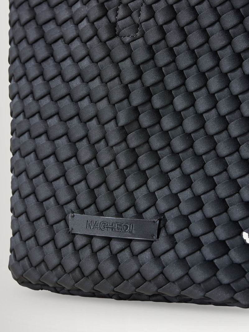 NAGHEDI Black Small ST Barths Tote Bag