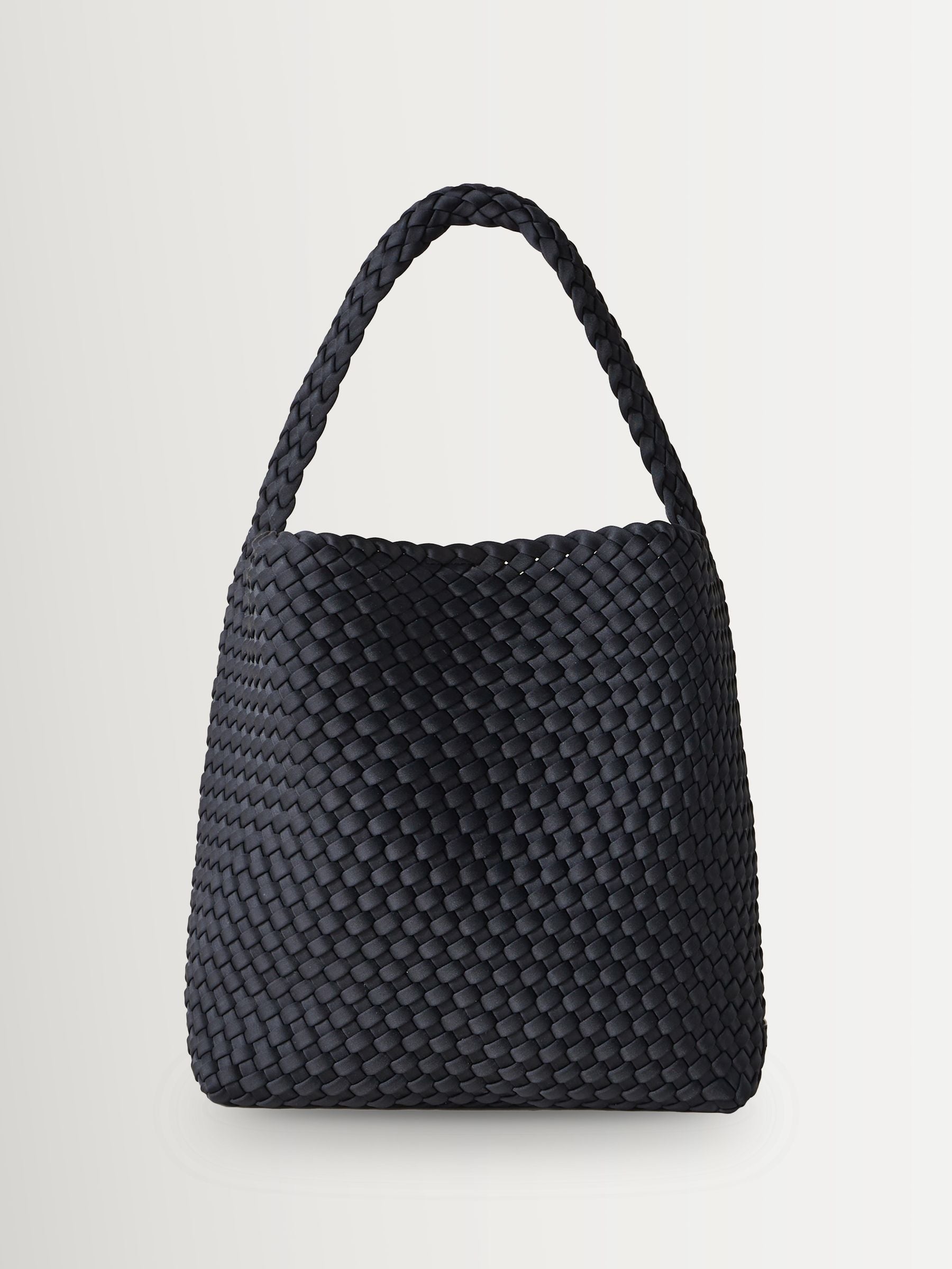 NAGHEDI Black Large Nomad Hobo Bag (British brand)
