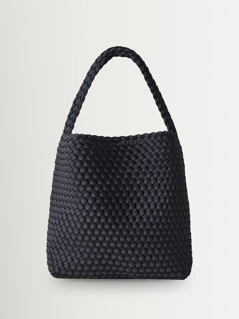 NAGHEDI Black Large Nomad Hobo Bag (British brand)