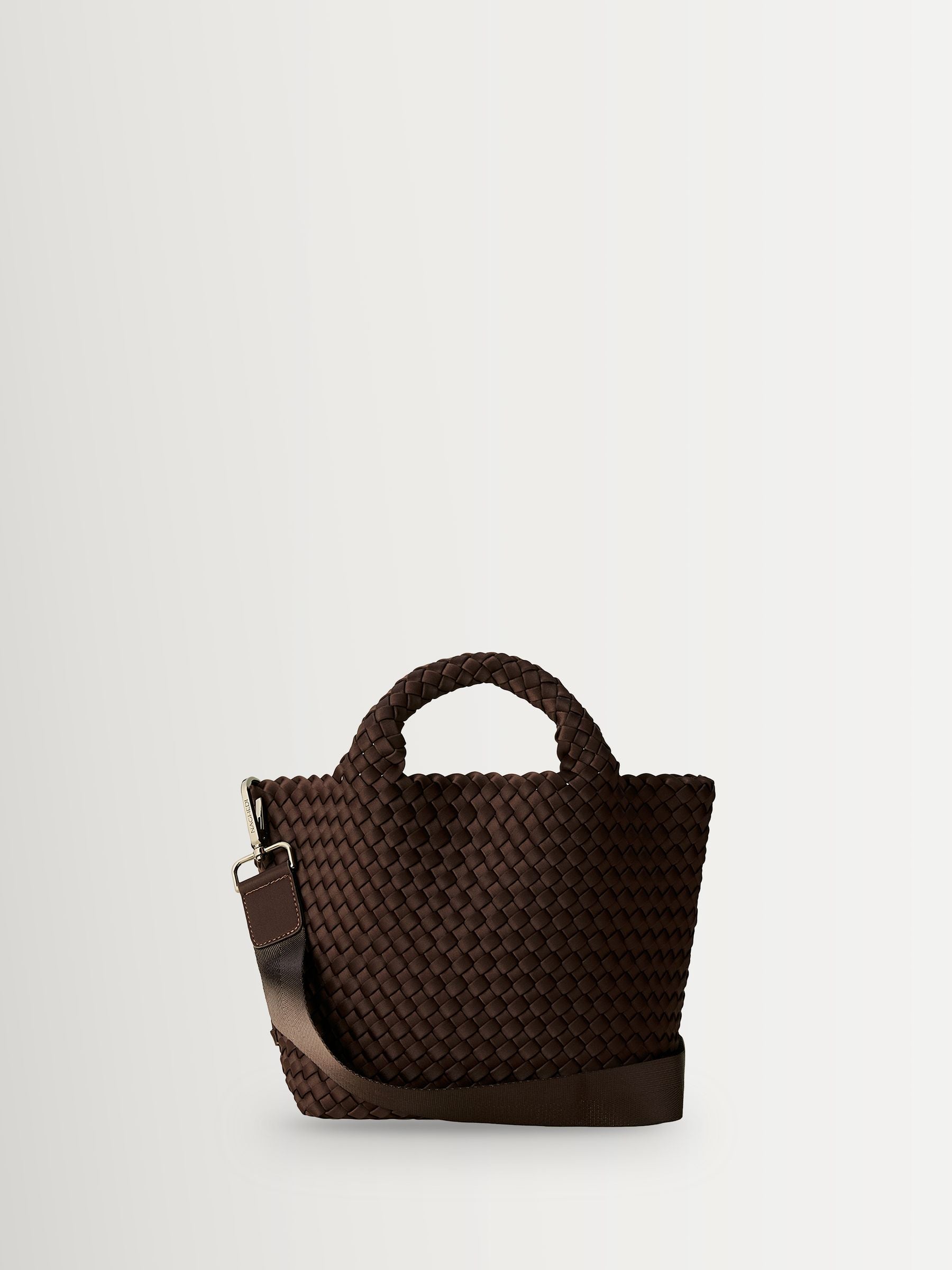 NAGHEDI Chocolate Brown Small ST Barths Tote Bag