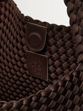 NAGHEDI Chocolate Brown Small ST Barths Tote Bag