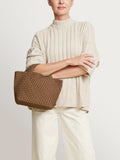 NAGHEDI Mink Brown Small ST Barths Tote Bag