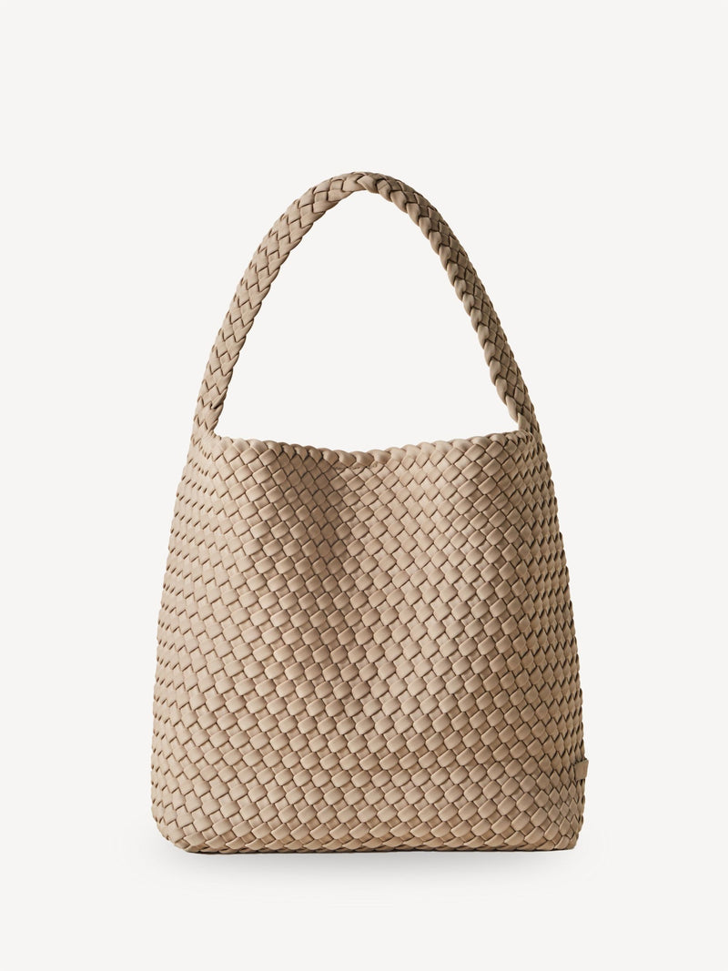NAGHEDI Black Medium Nomad Hobo Bag