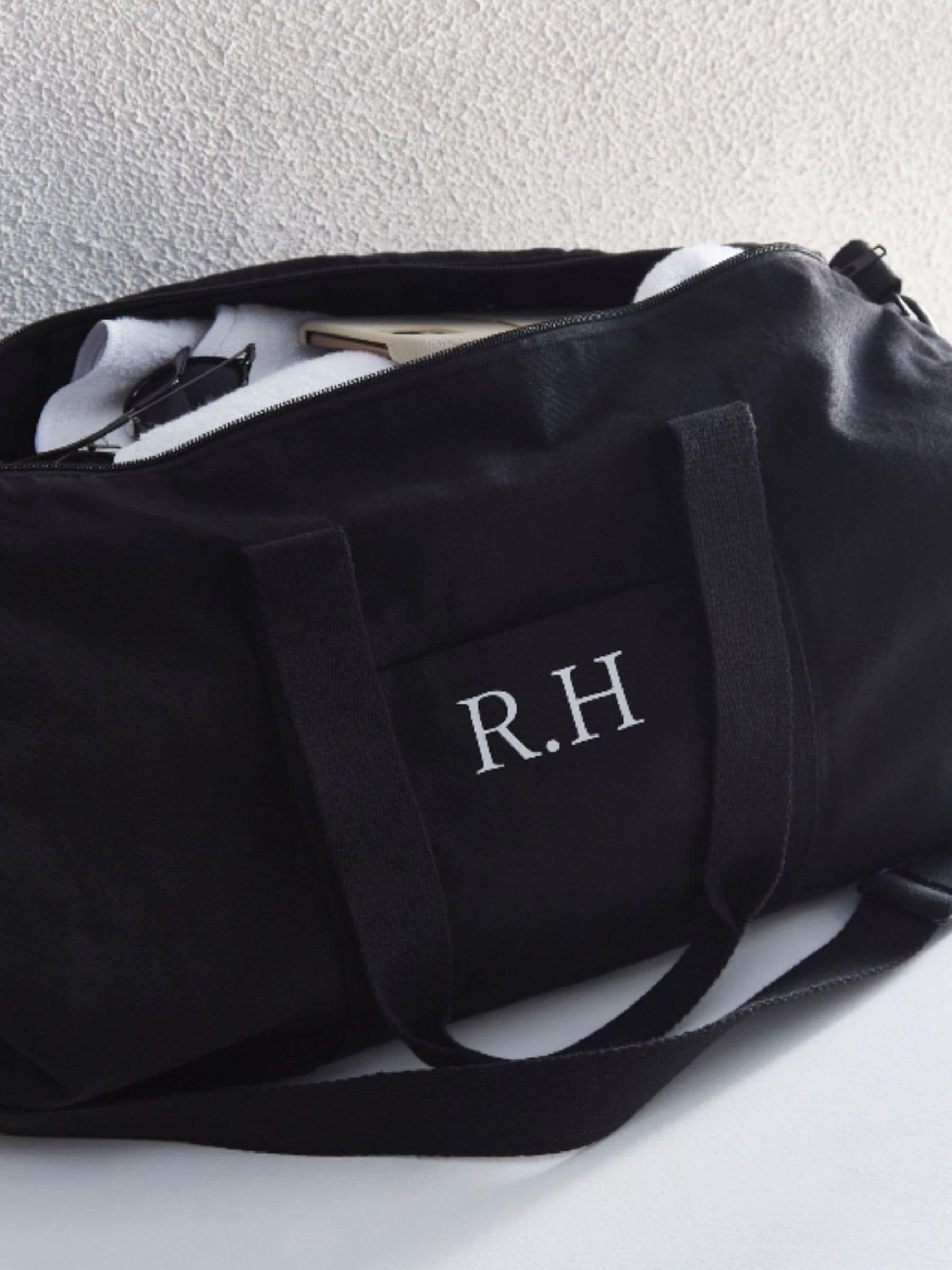 Koko Blossom personalised cotton holdall (British brand)
