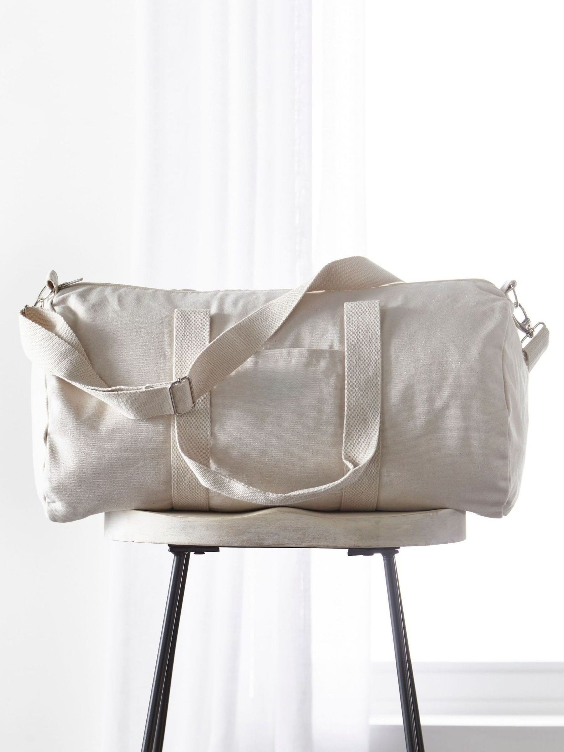 Koko Blossom personalised cotton holdall (British brand)