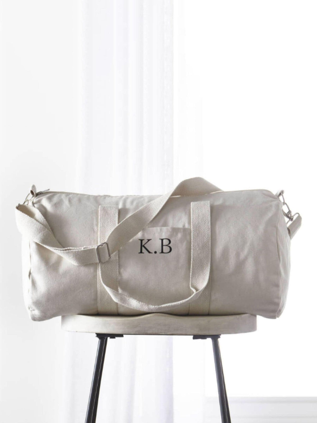 Koko Blossom personalised cotton holdall (British brand)