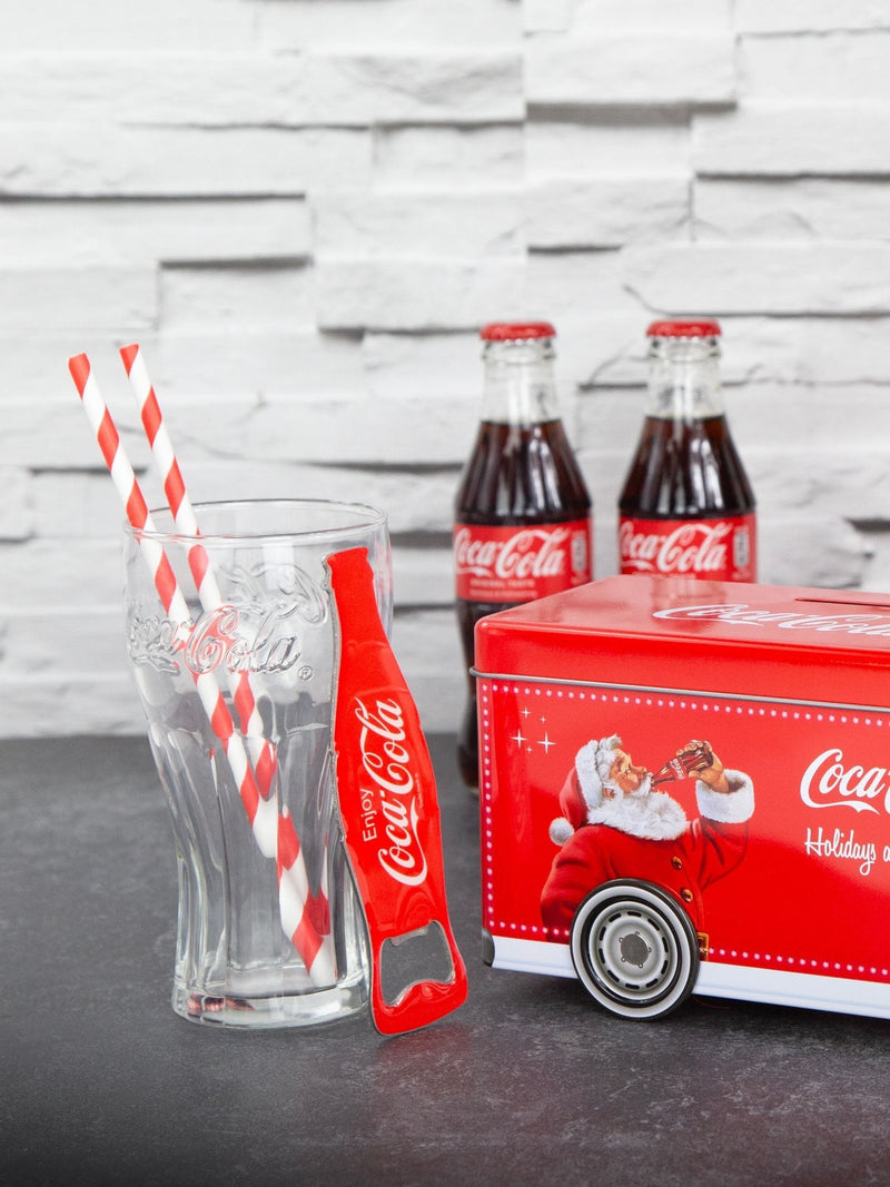 Kimm Coca-Cola Money Box Truck Tin with Glass, UK version