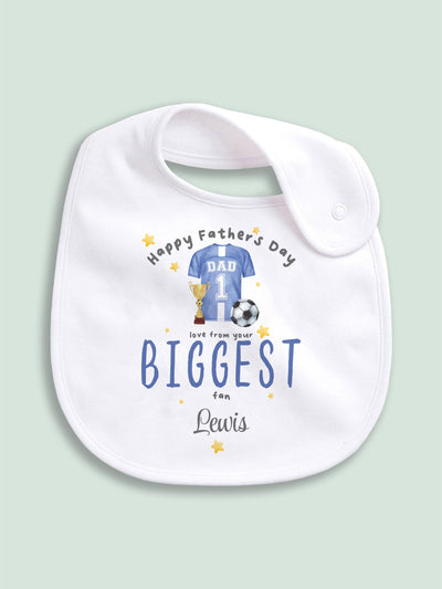 Next Little Years Personalised Father's Day Footy Bib- Buy online at McGrocer