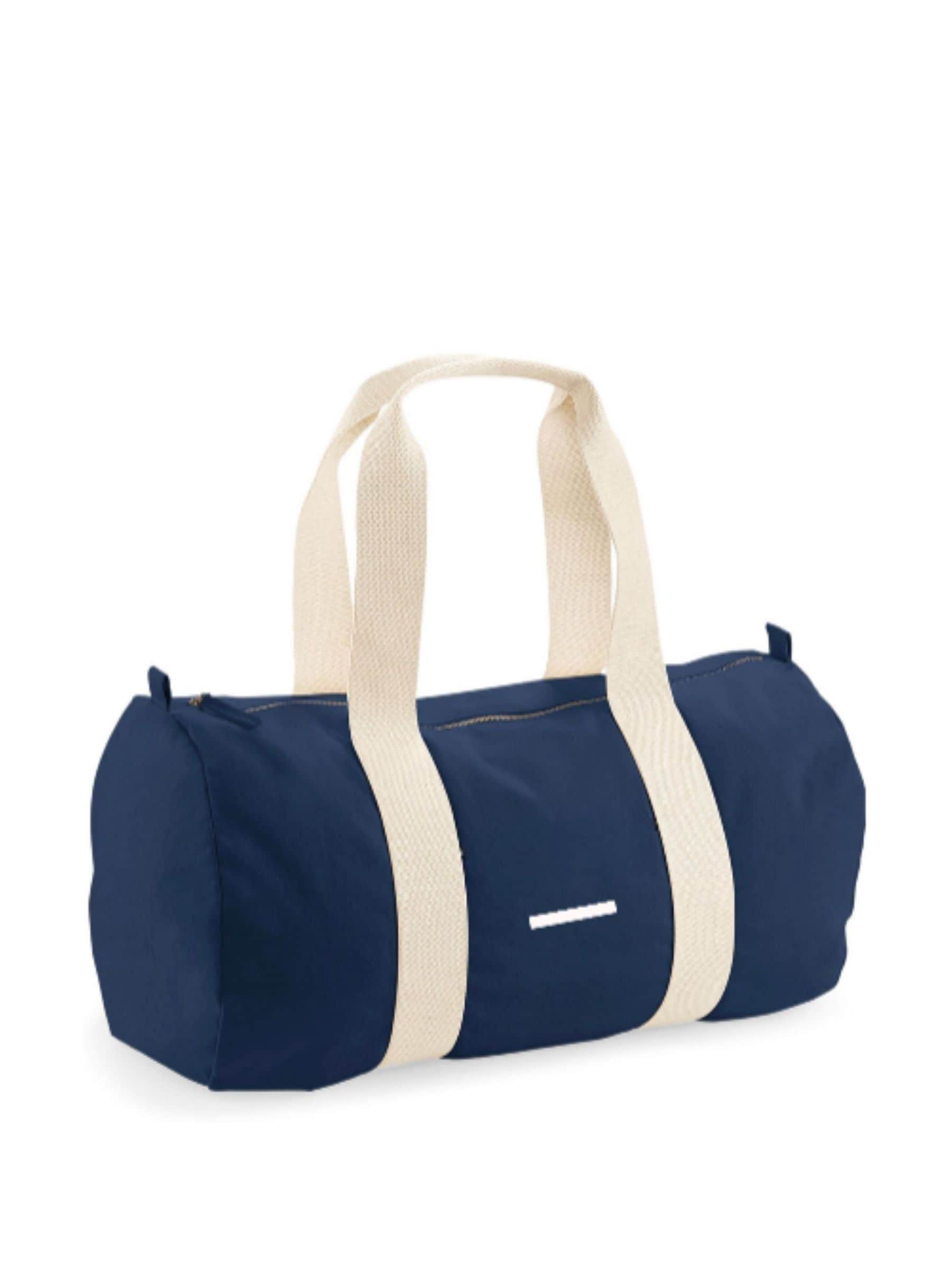 Koko Blossom navy personalised name holdall, imported from the UK