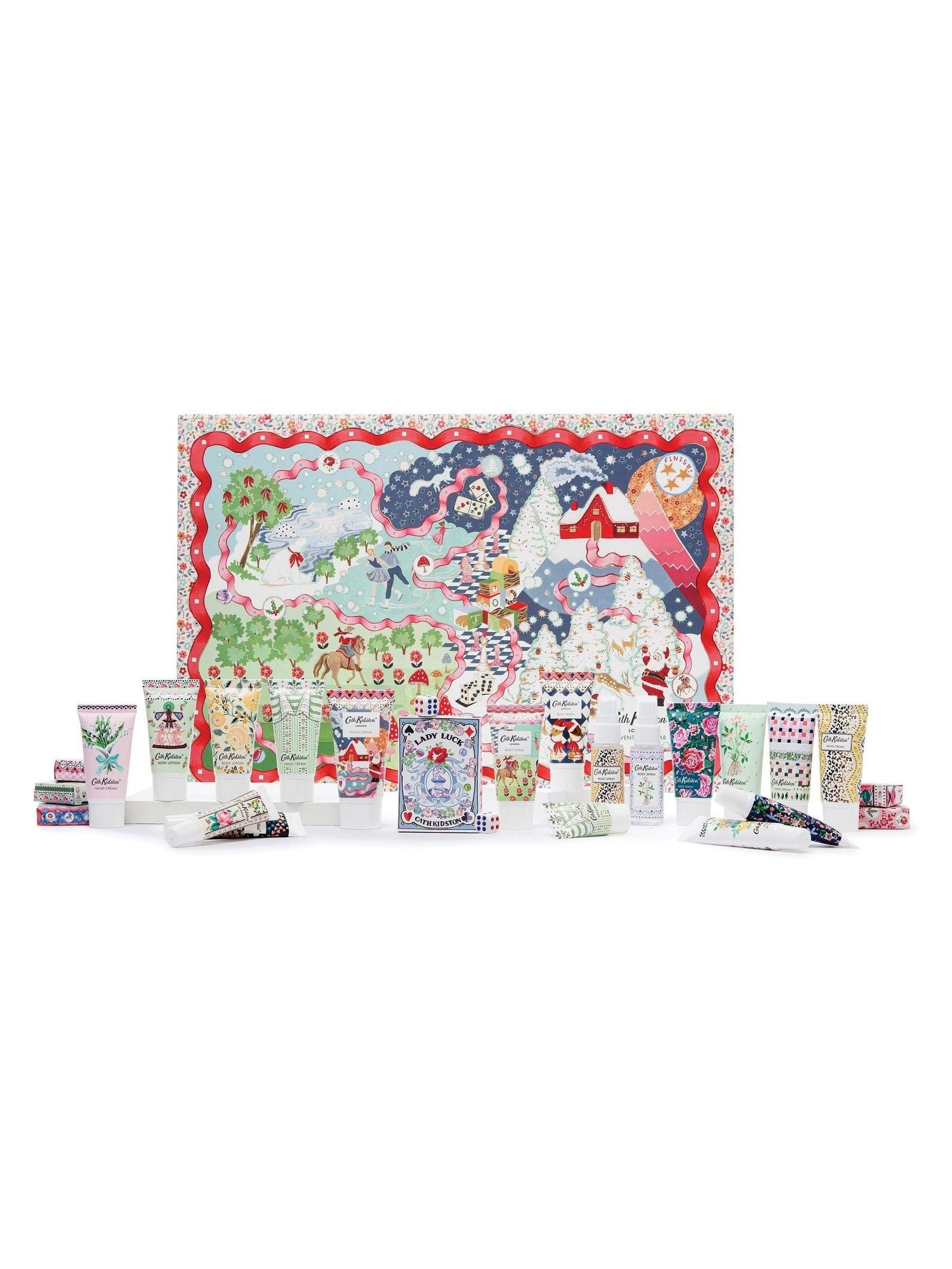 Cath Kidston Christmas Journey Advent Calendar beauty gifts, imported from the UK