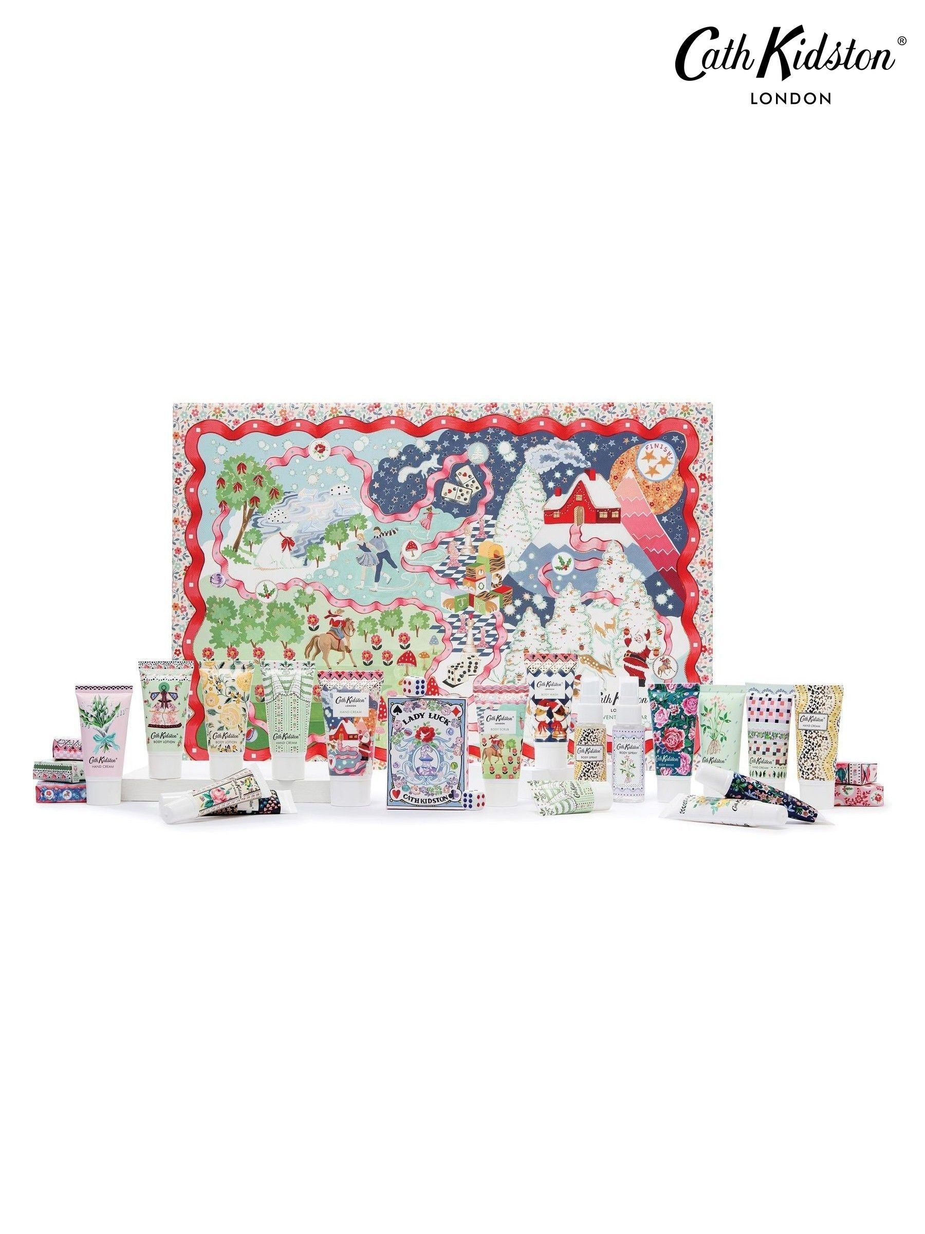 Cath Kidston Christmas Journey Advent Calendar beauty gifts, imported from the UK