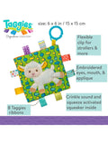 Aurora World Mary Meyer Taggies Sherbet Lamb Crinkle Me baby toy - British product