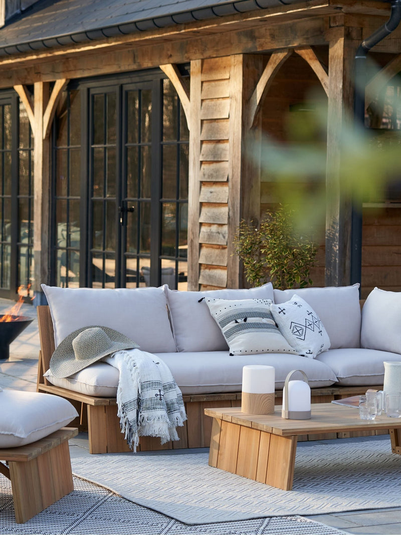 La Redoute Intérieurs Acacia Brut garden coffee table, imported from the UK