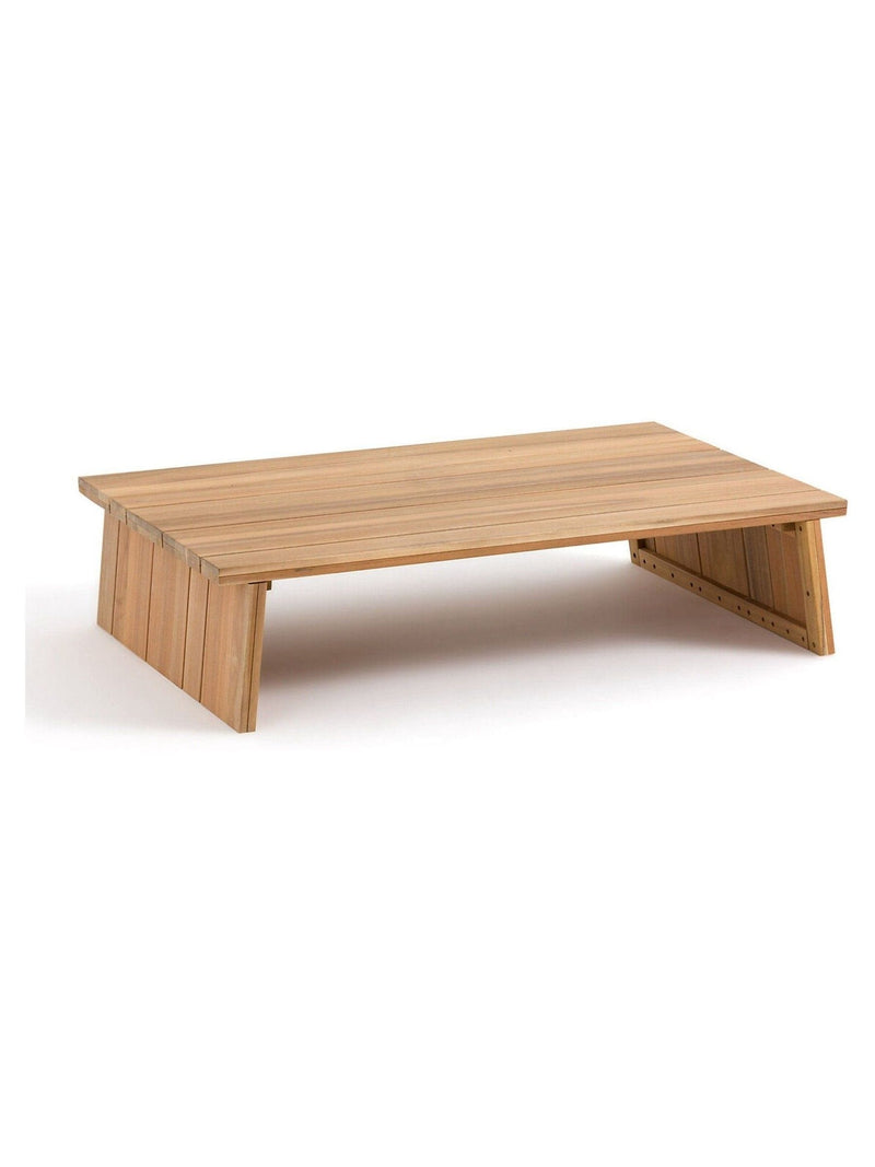 La Redoute Intérieurs Acacia Brut garden coffee table, imported from the UK