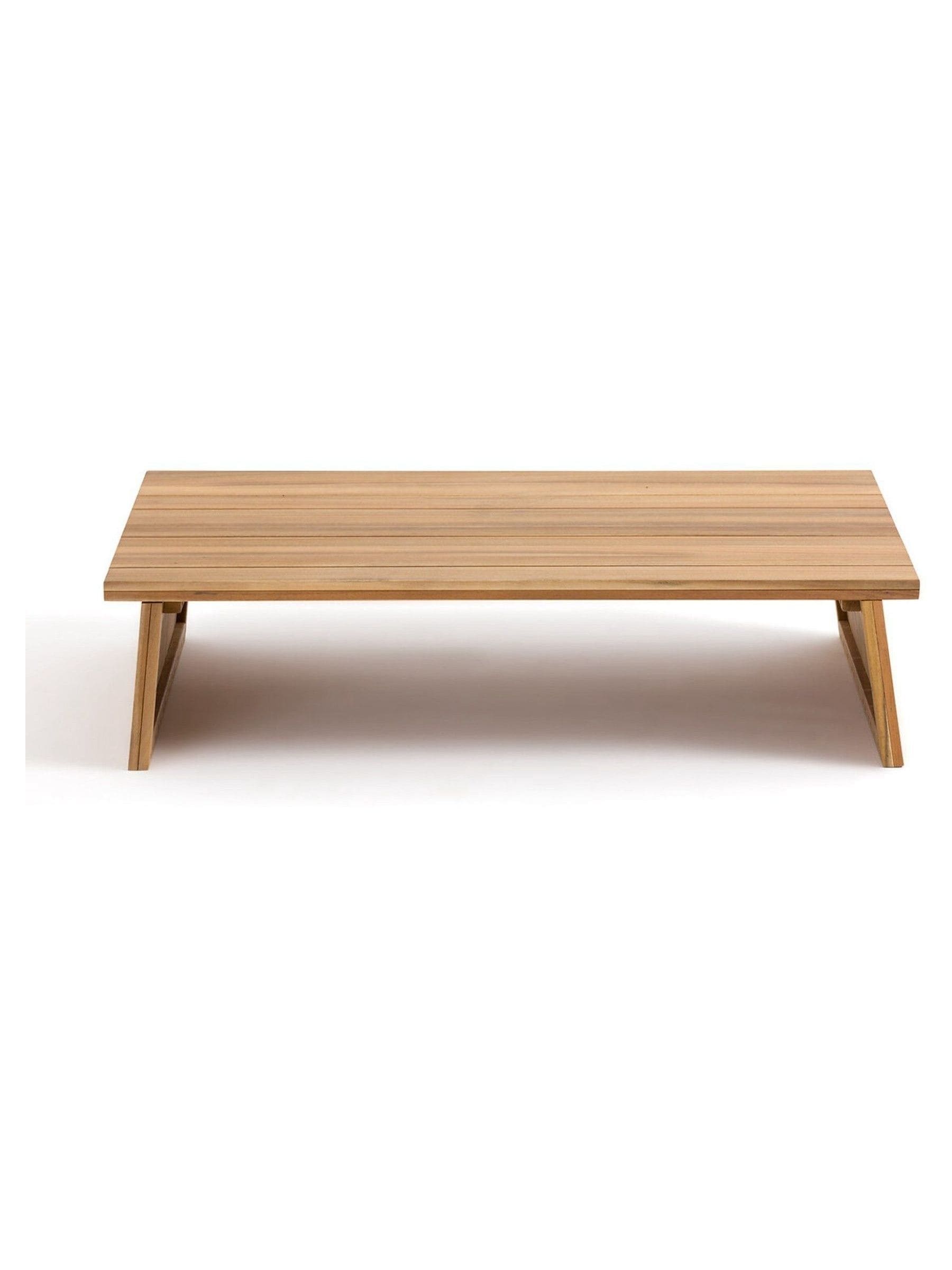 La Redoute Intérieurs Acacia Brut garden coffee table, imported from the UK