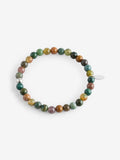 Bartlett London Silver Tone Tourmaline Beaded Bracelet - British product