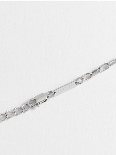 Bracelet gourmette Bartlett Argenté Acier Inoxydable Titane Étanche