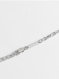 Bartlett London paperclip chain bracelet silver tone - British product