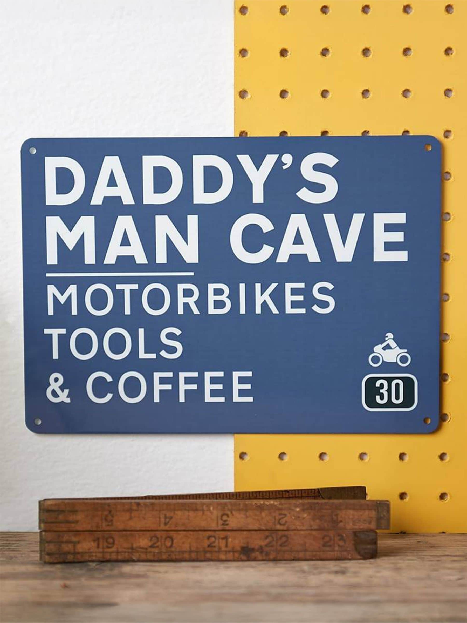 No Ordinary Gift personalised man cave metal sign A5, UK version