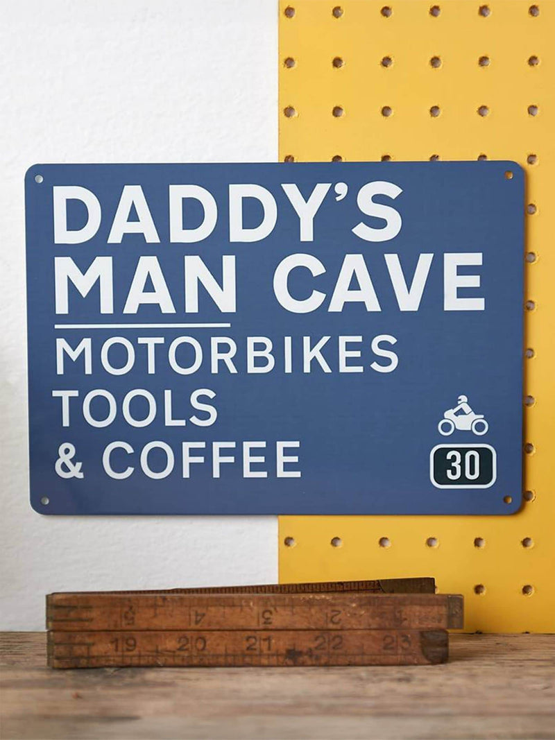 No Ordinary Gift personalised man cave metal sign A5, UK version