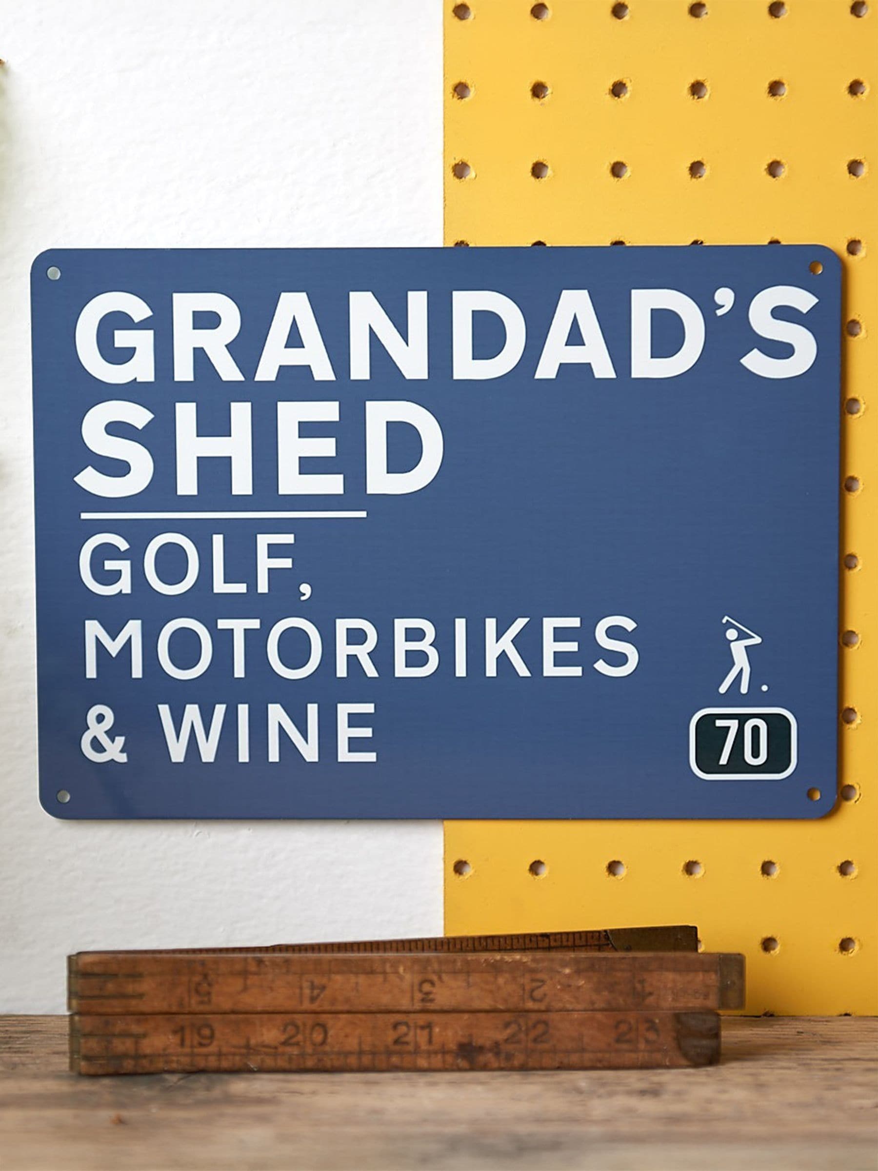 No Ordinary Gift personalised man cave metal sign A5, UK version
