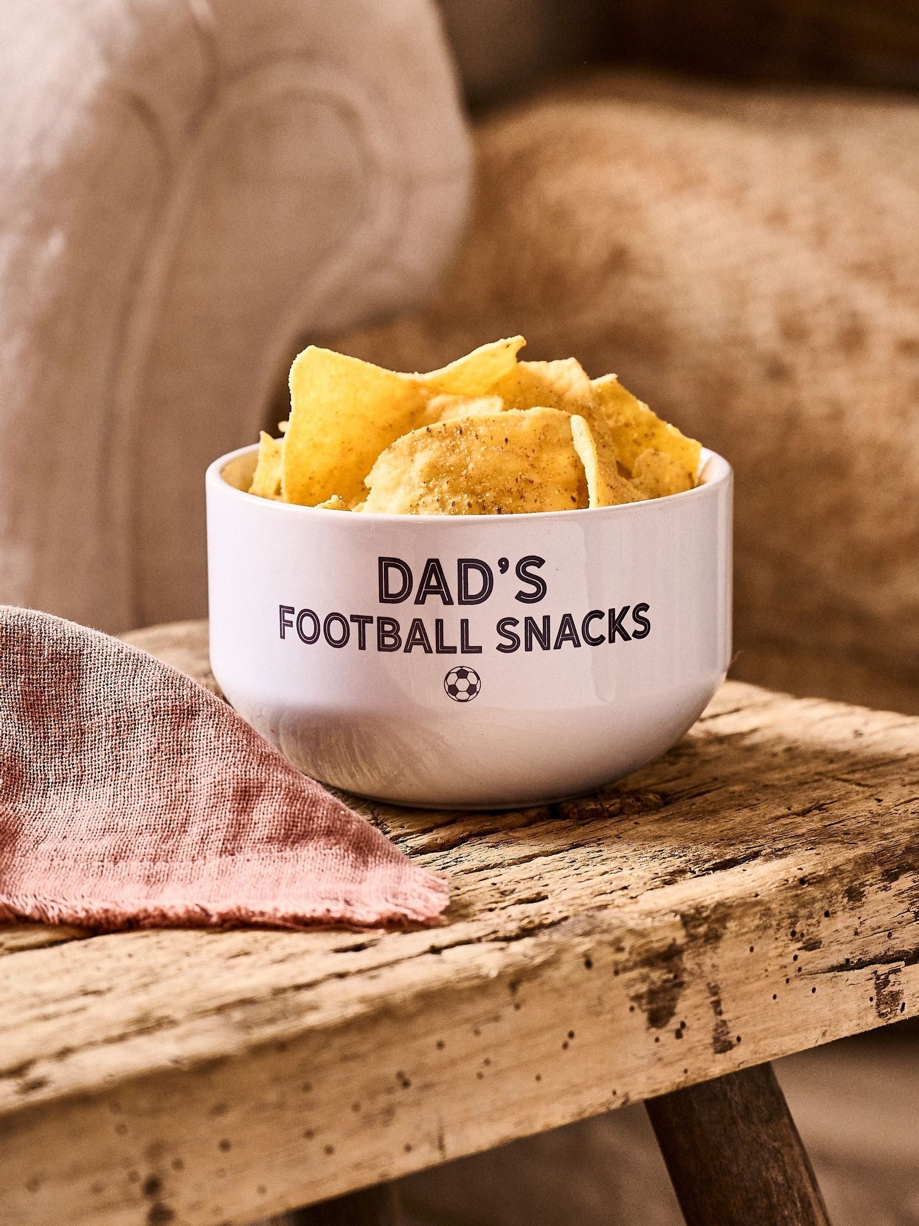No Ordinary Gift personalised snack bowl 13x8 cm - British product
