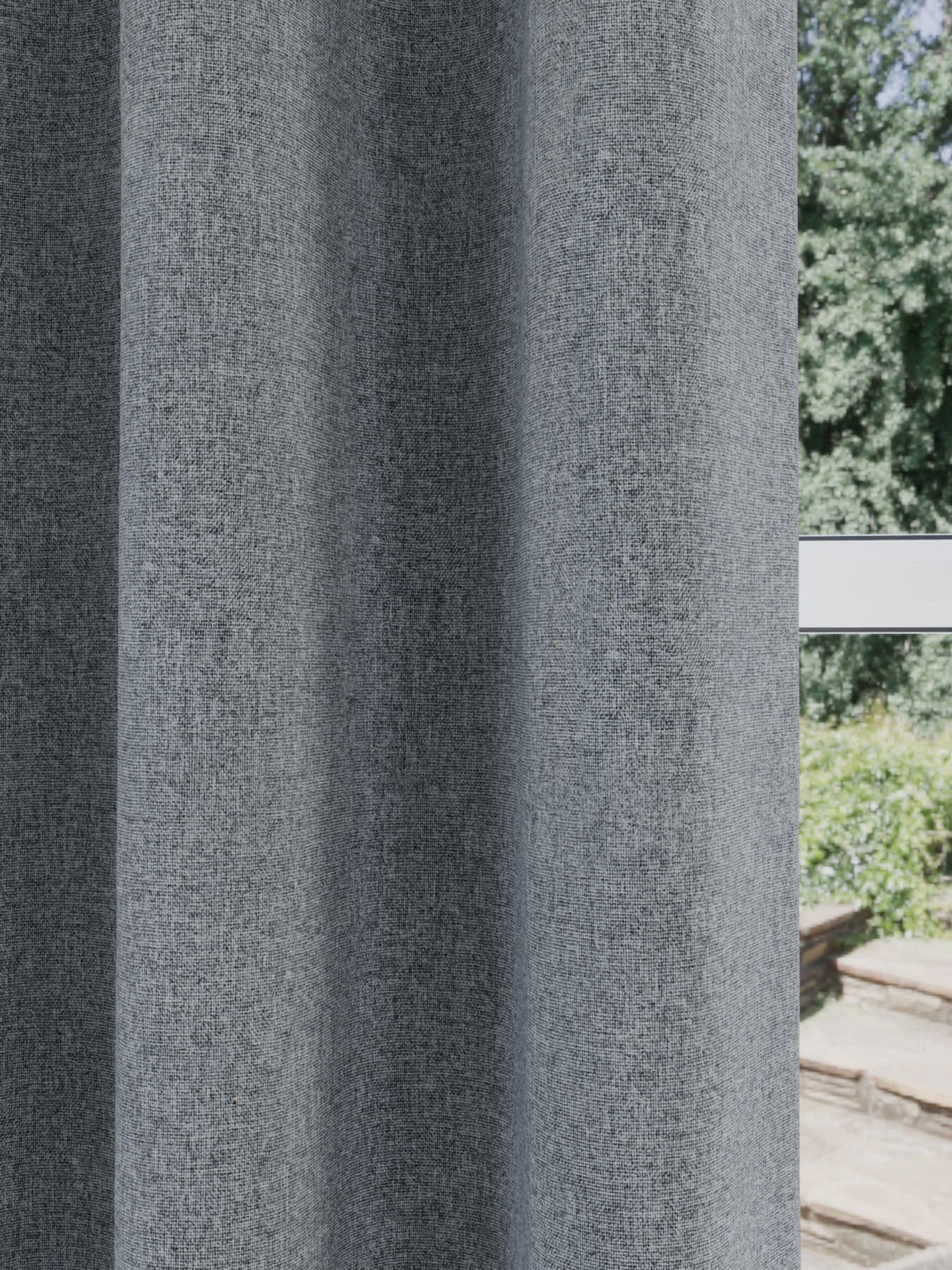 Enhanced Living grey blackout curtains 229x183cm, imported from the UK
