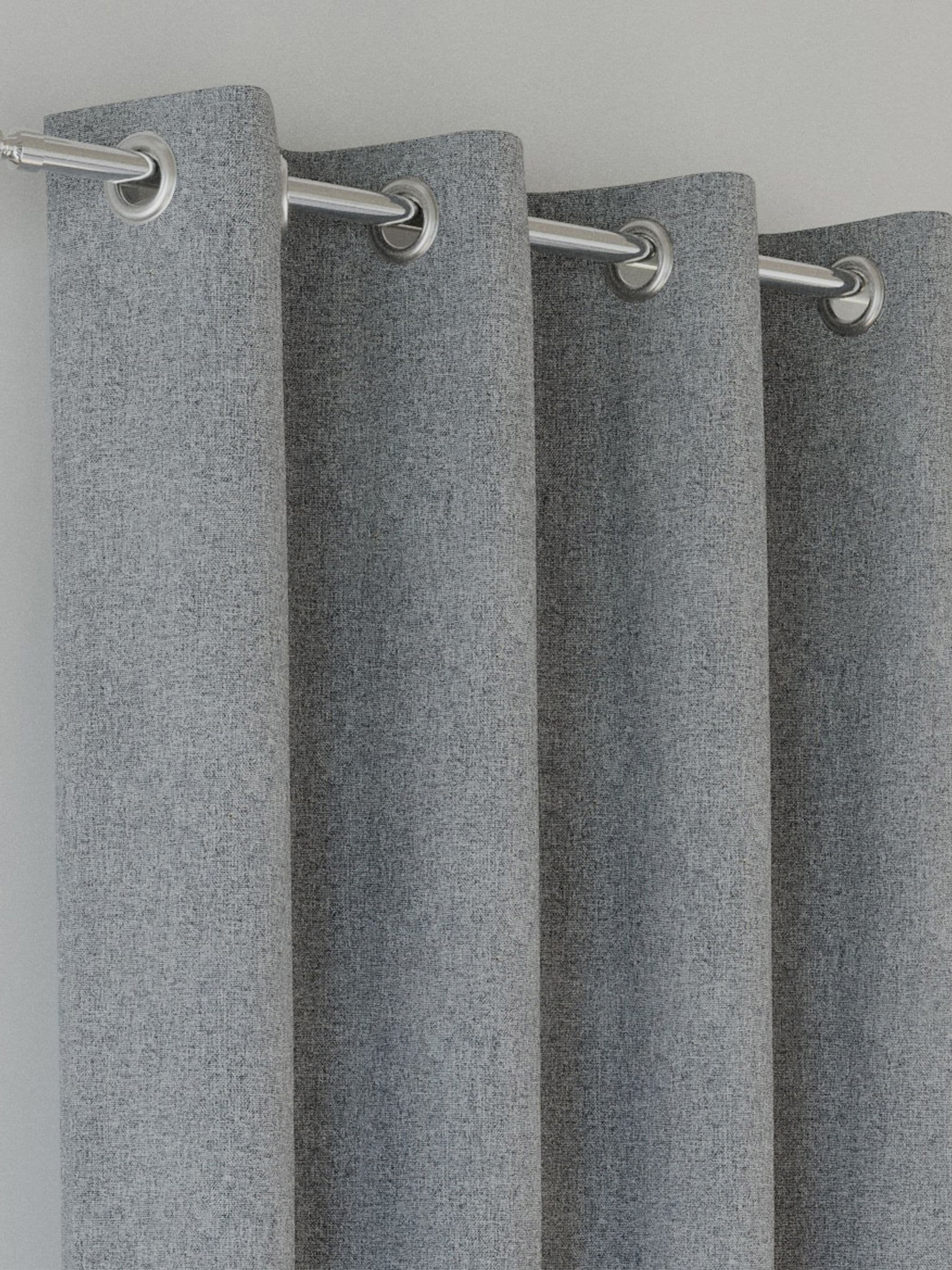 Enhanced Living grey blackout curtains 229x183cm, imported from the UK