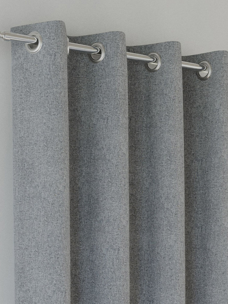 Enhanced Living grey blackout curtains 229x183cm, imported from the UK