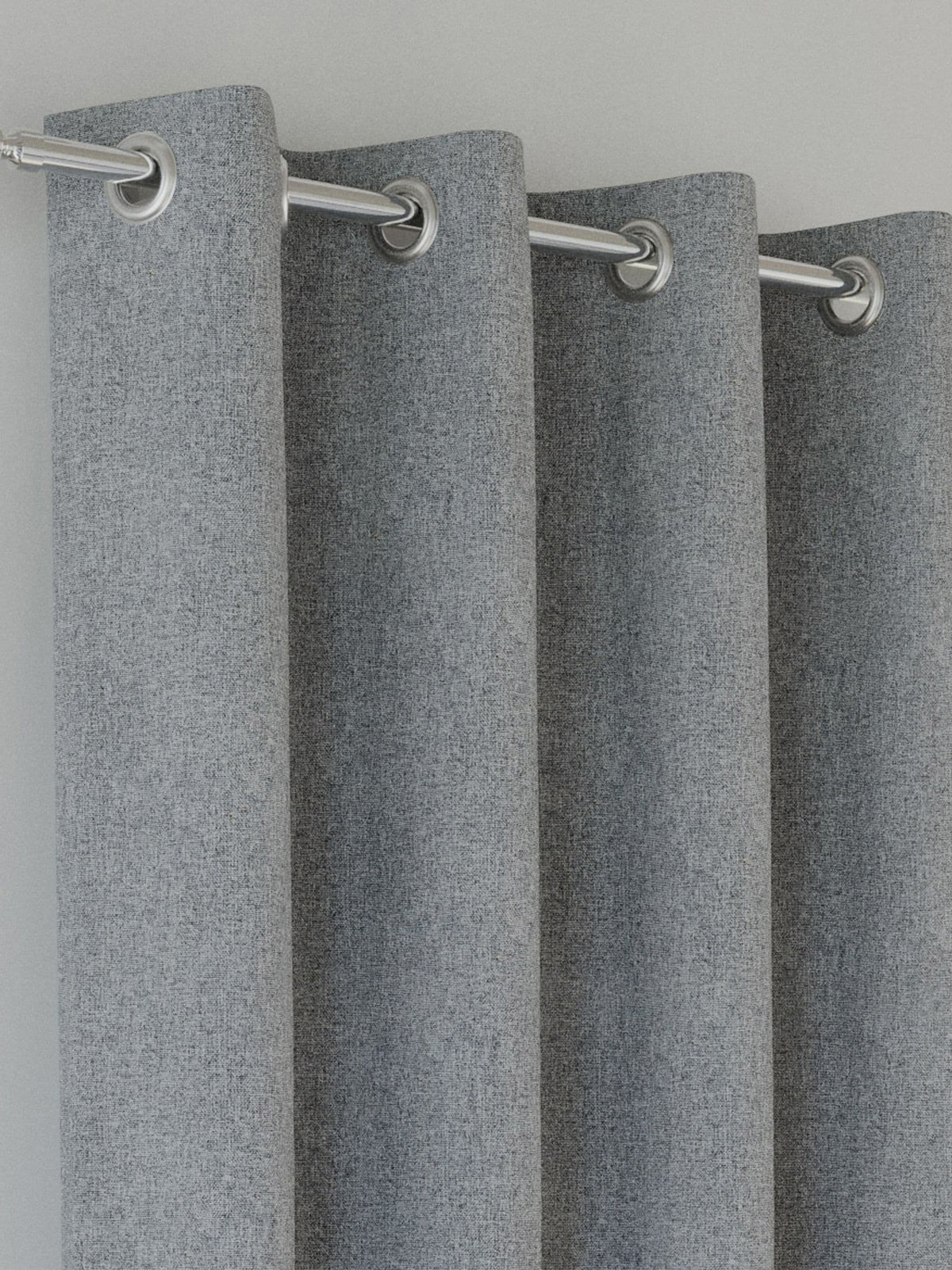 Enhanced Living grey blackout curtains 229x183cm, imported from the UK