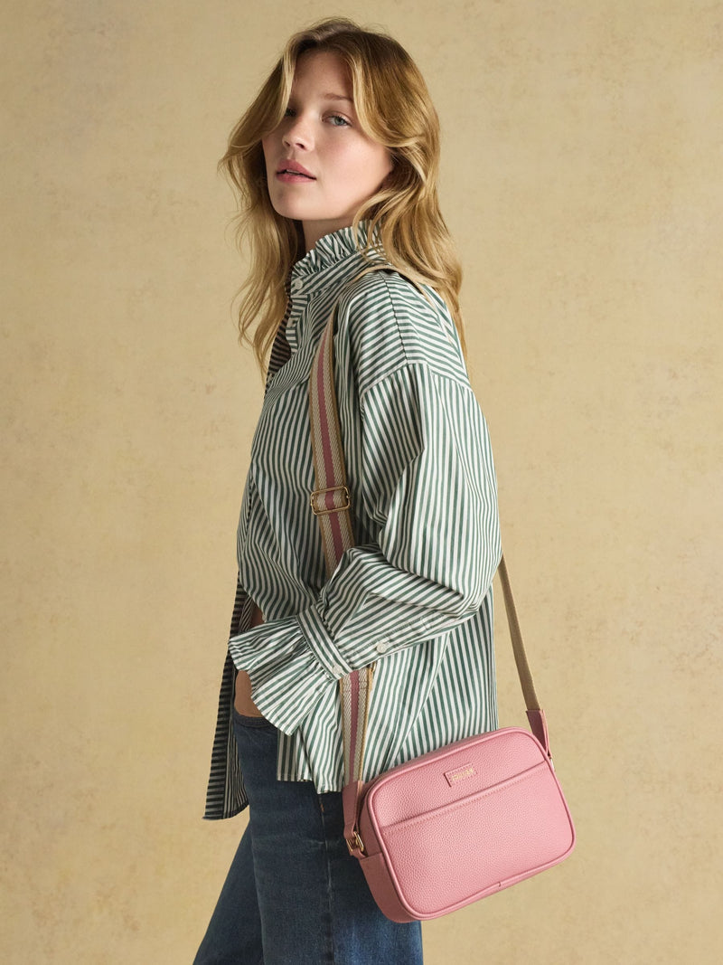 Joules Trent pink cross body bag with adjustable strap - British product