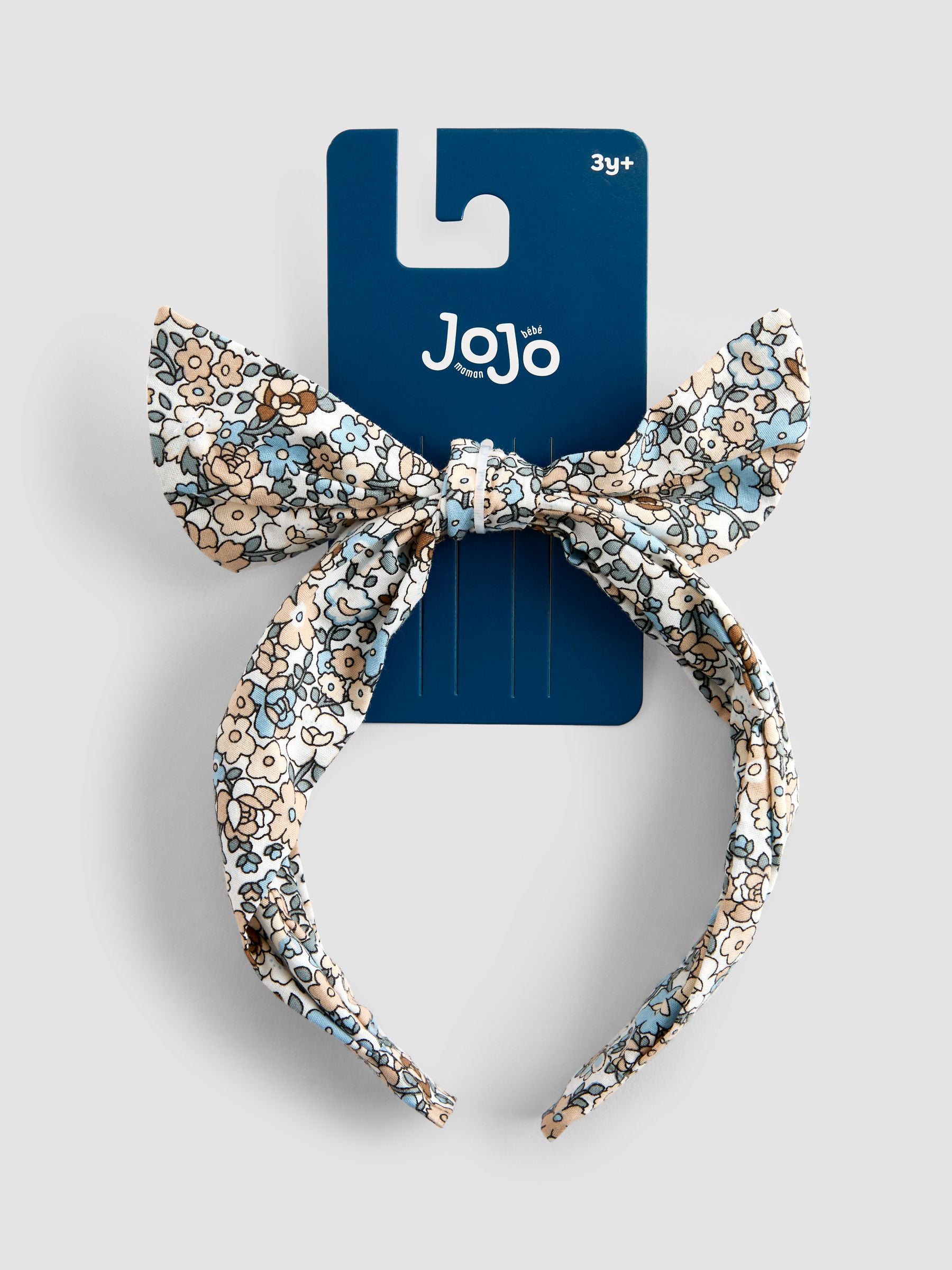JoJo Maman Bébé blue ditsy floral print headband - British product