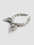 JoJo Maman Bébé blue ditsy floral print headband - British product