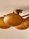 MADE.COM amber orange spare glass orb for Caleb light (British brand)