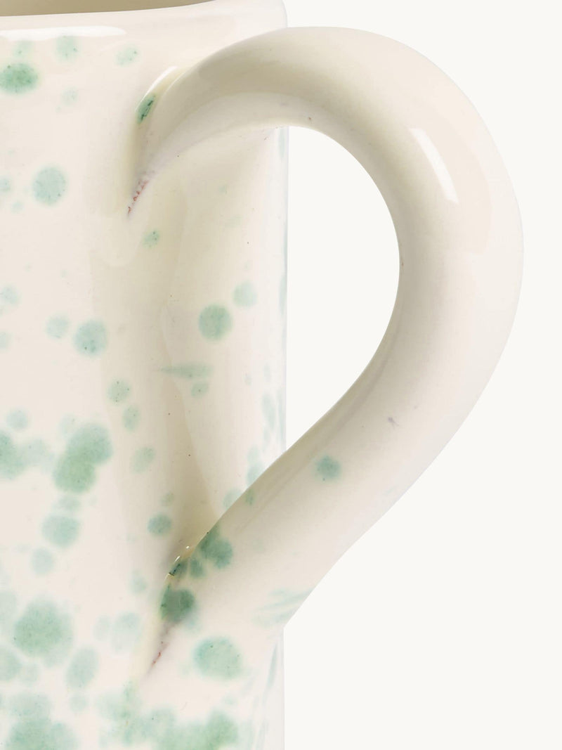 Hot Pottery pistachio splatter mugs set of 4 (British brand)