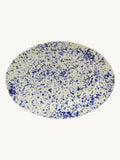 Hot Pottery blueberry splatter serving platter, imported from the UK