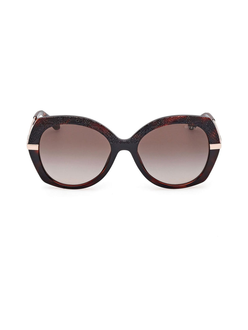 Guess brown round sunglasses, UK version