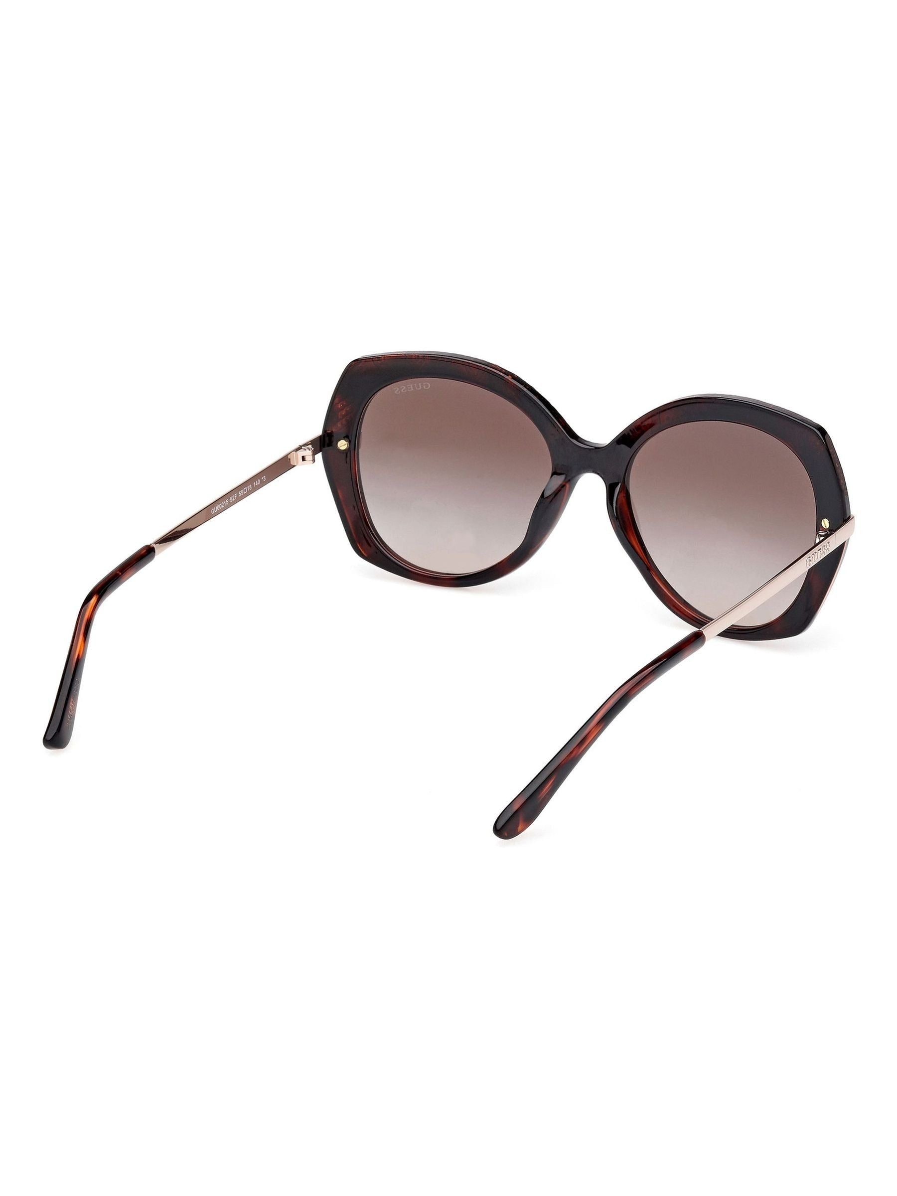 Guess brown round sunglasses, UK version