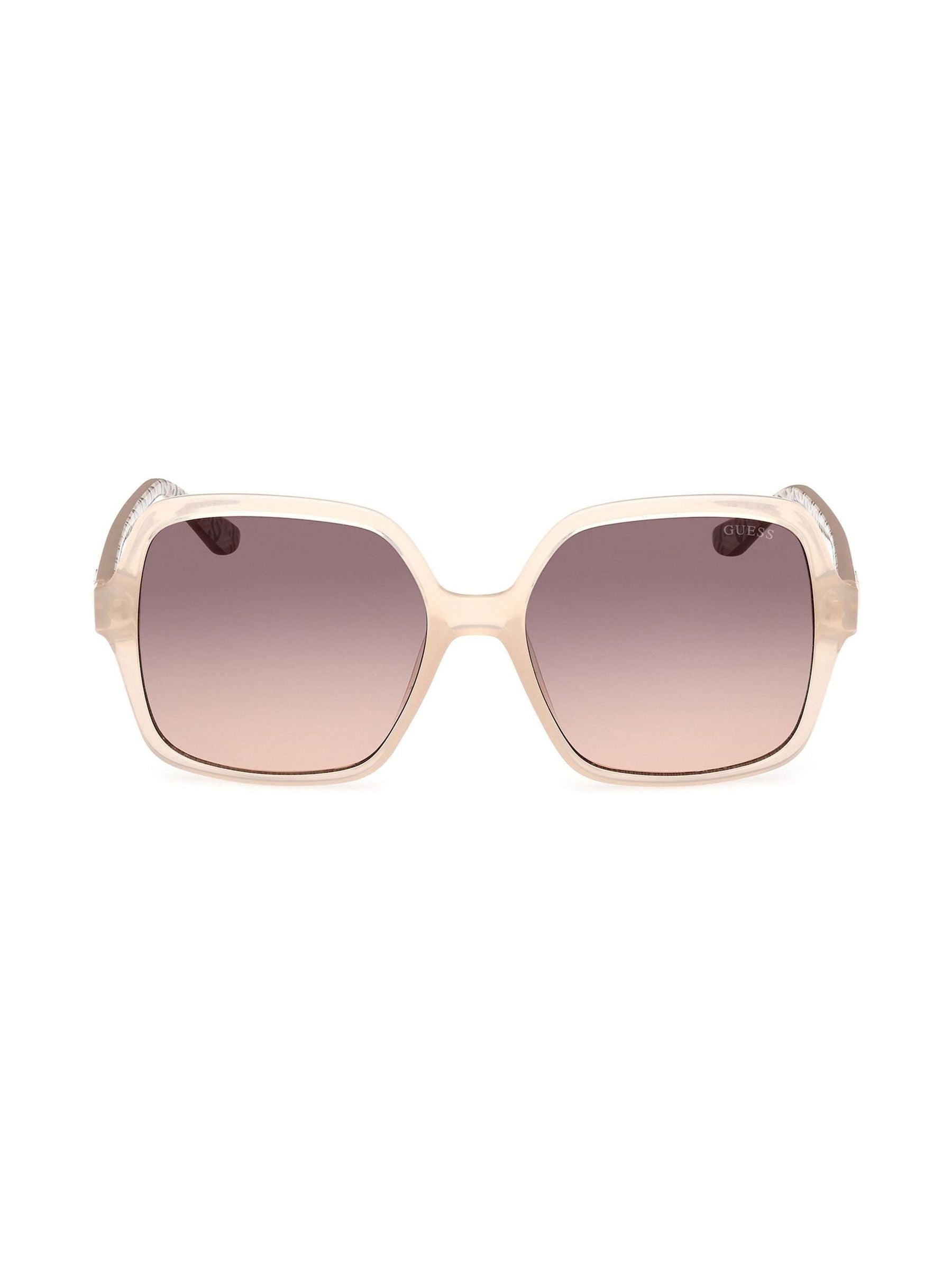 Guess Natural Oversized Shiny Sunglasses (British brand)