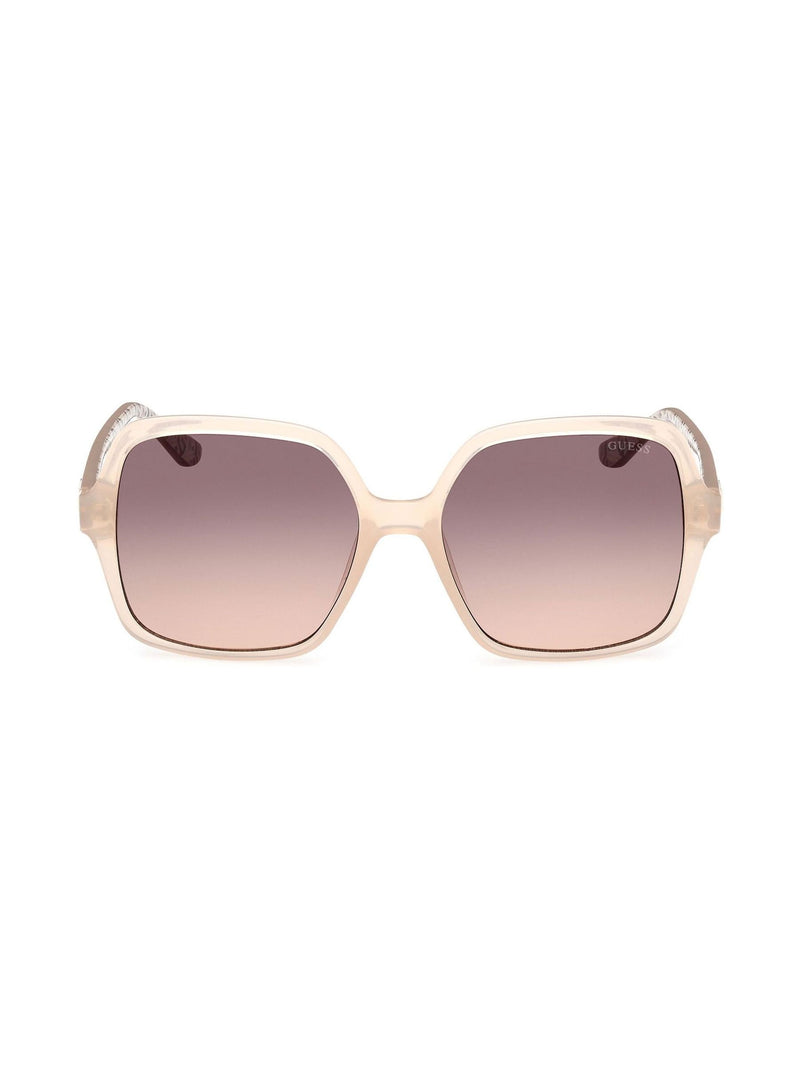 Guess Natural Oversized Shiny Sunglasses (British brand)