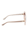 Guess Natural Oversized Shiny Sunglasses (British brand)