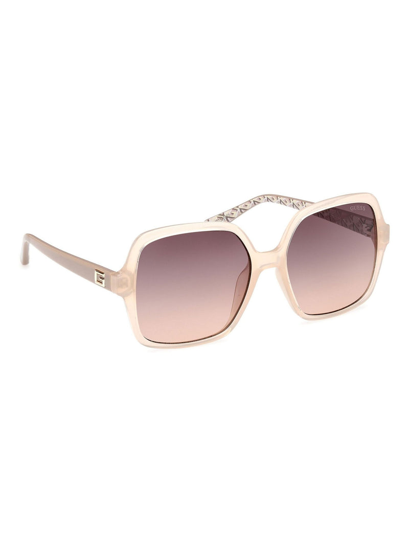 Guess Natural Oversized Shiny Sunglasses (British brand)