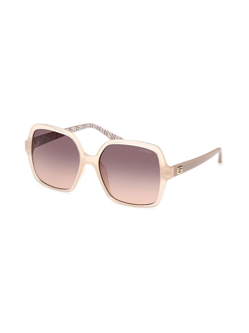 Guess Natural Oversized Shiny Sunglasses (British brand)