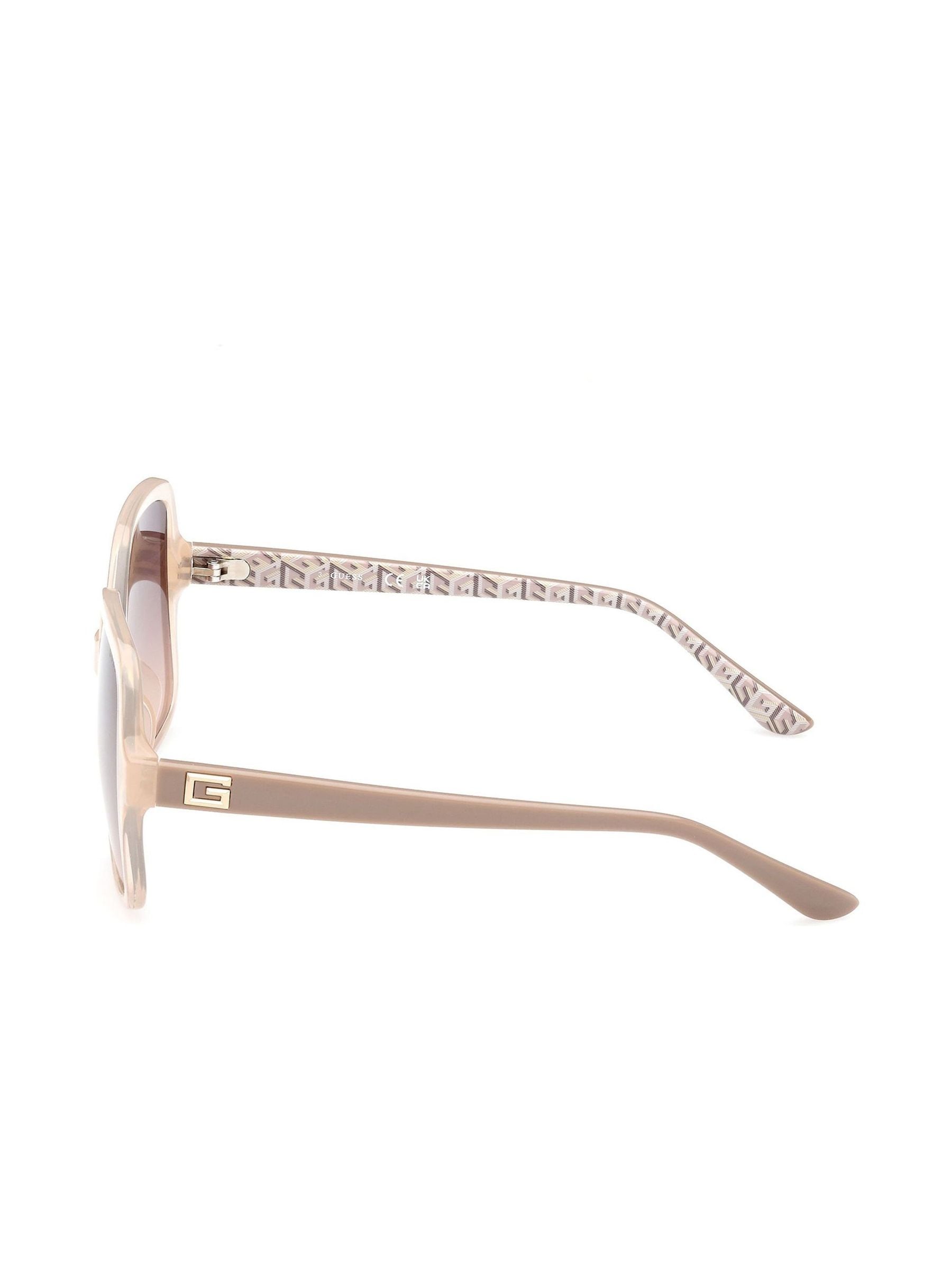 Guess Natural Oversized Shiny Sunglasses (British brand)