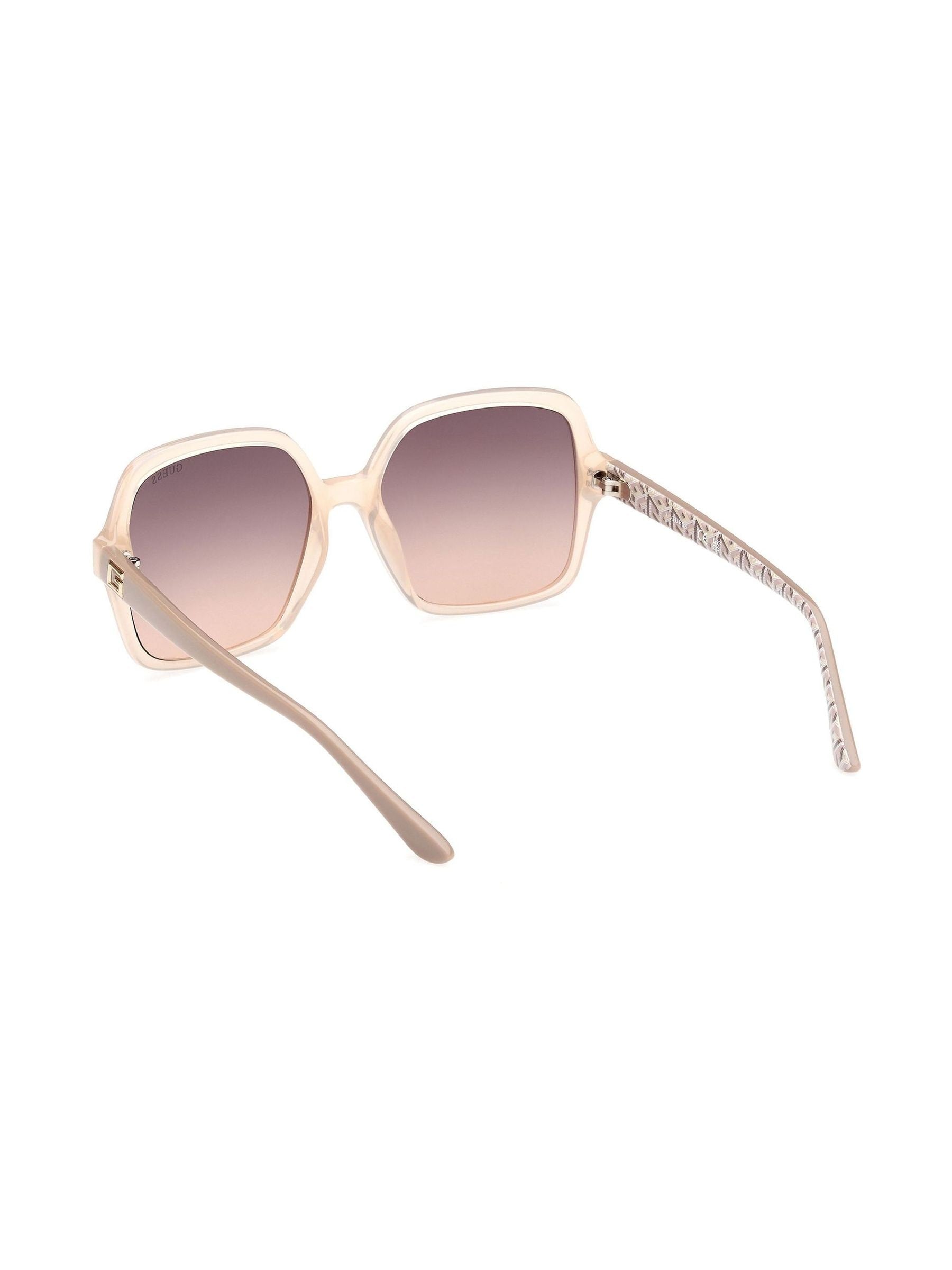 Guess Natural Oversized Shiny Sunglasses (British brand)