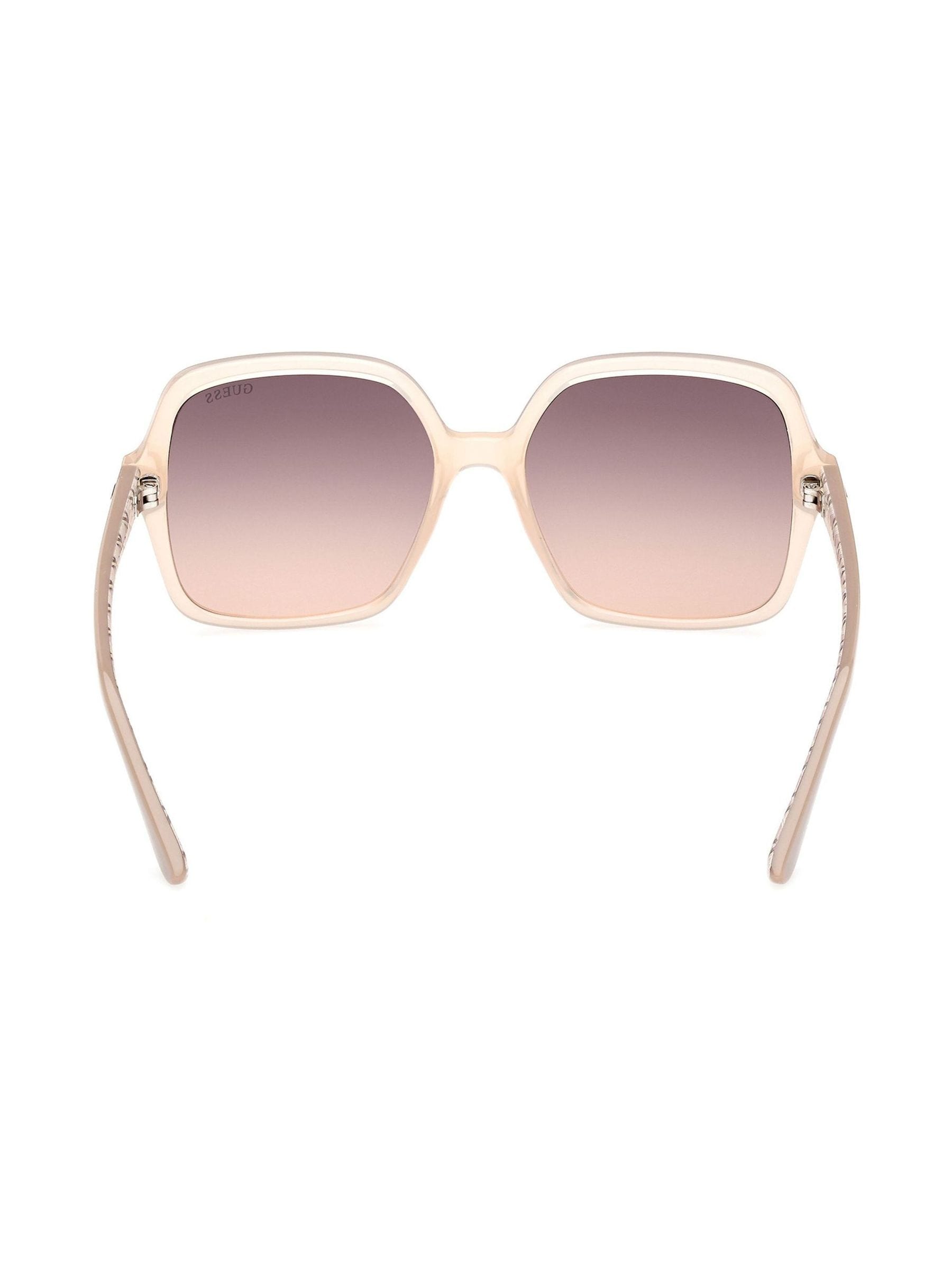 Guess Natural Oversized Shiny Sunglasses (British brand)