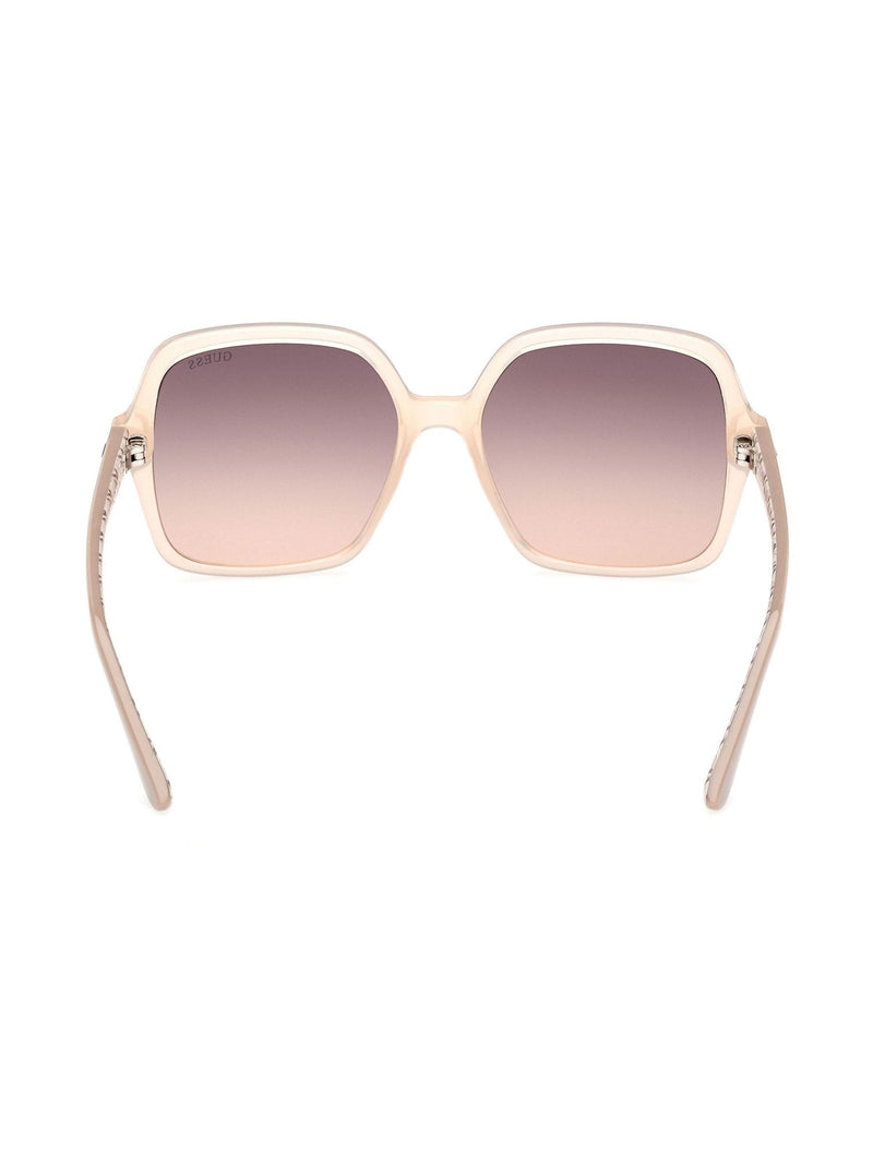 Guess Natural Oversized Shiny Sunglasses (British brand)